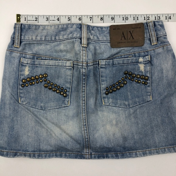 A/X Armani Exchange Jean Skirt - Picture 3 of 5